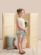 Koszulka na ramiączkach dziecięca dla dziewczynki Pinokio Summer Garden Vest 104 cm Ecru (5901033300523) - obraz 2