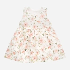 Sukienka dziecięca dla dziewczynki w kwiaty Pinokio Summer Garden Dress Sleeveless 86 cm Ecru (5901033302275) - obraz 1