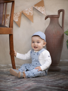 Напівкомбінезон дитячий Pinokio Charlie Dungarees 62 см Blue (5901033293016) - зображення 3