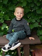 Sweter chłopięcy elegancki Pinokio Le Tigre Sweater 68-74 cm Czarny (5901033279867) - obraz 3