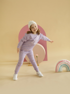 Дитячий світшот для дівчинки Pinokio Lilian Sweatshirt 68-74 см Фіолетовий (5901033305054) - зображення 3
