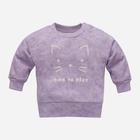 Дитячий світшот для дівчинки Pinokio Lilian Sweatshirt 86 см Фіолетовий (5901033305085) - зображення 1