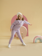 Дитячий світшот для дівчинки Pinokio Lilian Sweatshirt 110 см Фіолетовий (5901033305122) - зображення 3