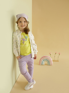 Bluza dla dziewczynki rozpinana bez kaptura Pinokio Lilian Jacket 110 cm Ecru (5901033304903) - obraz 3