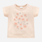 Koszulka dziecięca dla dziewczynki Pinokio Summer Garden 110 cm Beżowa (5901033300318) - obraz 1
