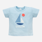 Koszulka chłopięca Pinokio Sailor 68-74 cm Błekitna (5901033304316) - obraz 1