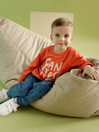Дитяча футболка з довгими рукавами для хлопчика Pinokio Orange Flip 80 см Orange (5901033307256) - зображення 2