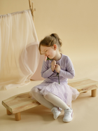 Дитяча футболка з довгими рукавами для дівчинки Pinokio Lilian Blouse 110 см Фіолетова (5901033305214) - зображення 2