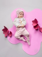 Чепчик Pinokio Romantic Bonnet 42-44 см Pink (5901033288166) - зображення 2