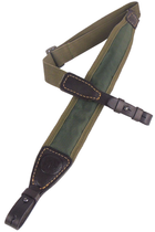 Ремень ружейный Медан синтетический с кожаным креплением на кобурной застежке (2254 ) - изображение 2
