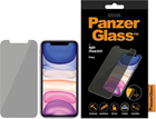 Szkło hartowane Panzer Glass Standard Fit Privacy Screen do Apple iPhone Xr/11 (5711724126628) - obraz 1
