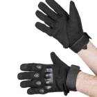 Перчатки Полнопалые Тактические /Военные с Закрытыми Пальцами Черные ( XL ) - изображение 5