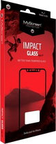 Szkło hybrydowe MyScreen ImpactGlass Edge 3D do Apple iPhone 7 Plus/8 Plus czarne (5901924957416) - obraz 1