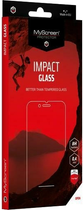 Szkło hybrydowe MyScreen ImpactGlass do Apple iPhone 12 Pro Max czarne (5901924983989) - obraz 1