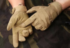 Перчатки защитные на липучке FQ16S003 Песочный М (16291) Kali - изображение 5