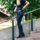 Жіночі завужені тактичні джинси 5.11 Tactical women's DEFENDER-FLEX SLIM PANTS 64415 0 Regular, Stone - зображення 9