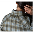 Женская тактическая фланелевая рубашка 5.11 HANNA FLANNEL 62391 Small, Moss Plaid - изображение 3