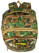 Городской рюкзак в стиле милитари Battlegrounds 30x43x19 см Зелёный 000221731 - изображение 6