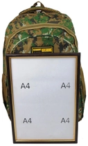 Городской рюкзак в стиле милитари Battlegrounds 30x43x19 см Зелёный 000221731 - изображение 10