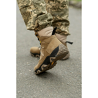 Ботинки мужские Maletskiy тактические высокие из нубука 43 28.5 см Бежевые - изображение 4