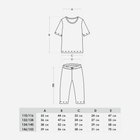 Піжама (футболка + штани) Yoclub PIF-0002G-A110 110-116 Різнокольорова (5903999457297) - зображення 3