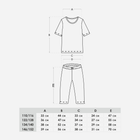 Піжама (футболка + штани) Yoclub PIF-0002G-A110 122-128 Різнокольорова (5903999457303) - зображення 3