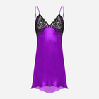 Koszula nocna DKaren Slip Evelyn S Violet (5902686576341) - obraz 1