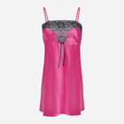 Koszula nocna DKaren Slip Flores XL Dark Pink (5901780605025) - obraz 1