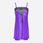 Koszula nocna DKaren Slip Flores XS Violet (5902686591177) - obraz 1