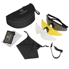 Комплект баллистических очков Revision Sawfly Max-Wrap Eyewear Deluxe Yellow Kit S 2000000141695 - изображение 1