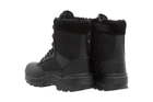 Ботинки мужские демисезонные Mil-Tec Tactical boots black на молнии Германия 46 из полиэстера и воловьей кожи съемная стелька усиленная область пятки - изображение 3