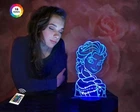 Ночник-светильник 3D "Холодное Сердце 2" 3DTOYSLAMP 27х13 см 000262408