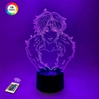 Ночник-светильник 3D "Куроро Люцифер" 3DTOYSLAMP 25х15 см 000262477