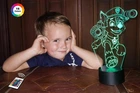 Ночник-светильник 3D "Щенячий патруль" 25х16 см 3DTOYSLAMP (2000002622338)