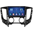 Штатная магнитола Lesko для Mitsubishi L200 V Manual AC 2015-2019 экран 9" 4/32Gb 4G Wi-Fi GPS Top