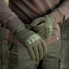 Перчатки с защитными вставками на косточках олива / Перчатки M-TAC Assault Tactical MK.5 размер 2XL - изображение 3