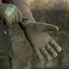 Перчатки с защитными вставками на косточках олива / Перчатки M-TAC Assault Tactical MK.5 размер M - изображение 4
