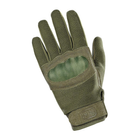 Перчатки с защитными вставками на косточках олива / Перчатки M-TAC Assault Tactical MK.5 размер S - изображение 7