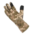 Защитные Перчатки с сенсорными нашивками / Рабочие Перчатки M-Tac Winter Soft Shell пиксель размер M - изображение 4