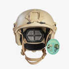 Шолом каска Global Ballistics FAST Future Assault Helmet NIJ IIIA Олива M-L в кольорі світлий койот - зображення 5
