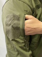 Армійська куртка SoftShell водонепроникна, тепла, колір олива, M - зображення 12