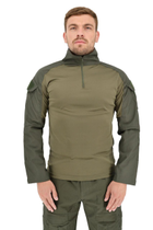 Рубашка c воротником-стойкой тактическая Warrior Wear SA-18 Олива L - изображение 1