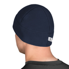 Флисовая зимняя шапка тактическая Camotec Beanie 2.0 Himatec Pro Синяя M - изображение 3