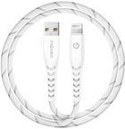 Kabel Energea Nyloflex USB - Lightning Charge and Sync C89 MFI 1.5 m biały (6957879423727) - obraz 3