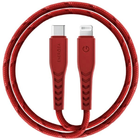 Кабель для зарядки Energea Nyloflex USB-C - Lightning C94 MFI 1.5 м Red (6957879423208) - зображення 1