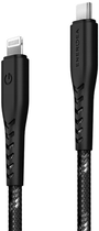Кабель для зарядки Energea Nyloflex USB-C - Lightning C94 MFI 3 м Black (6957879424014) - зображення 2