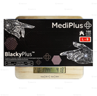 Нитриловые перчатки MediPlus, плотность 3.3 г. - черные BlackyPlus (100 шт) L (8-9) - изображение 2