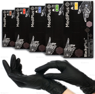 Нитриловые перчатки MediPlus, плотность 3.3 г. - черные BlackyPlus (100 шт) - изображение 1