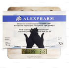 Нитриловые перчатки Alexpharm, плотность 3.4 г. - черные (100 шт) - изображение 3