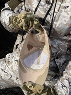 Кепка песочный камуфляж рэп-стоп (бежевая вышивка) - изображение 6